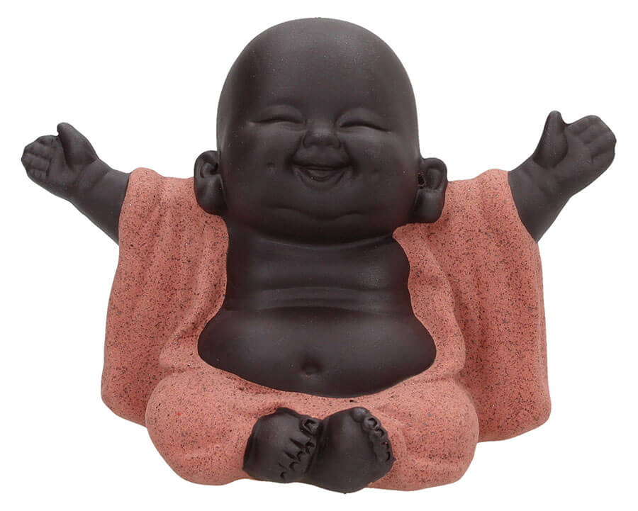 Buddha grinsend