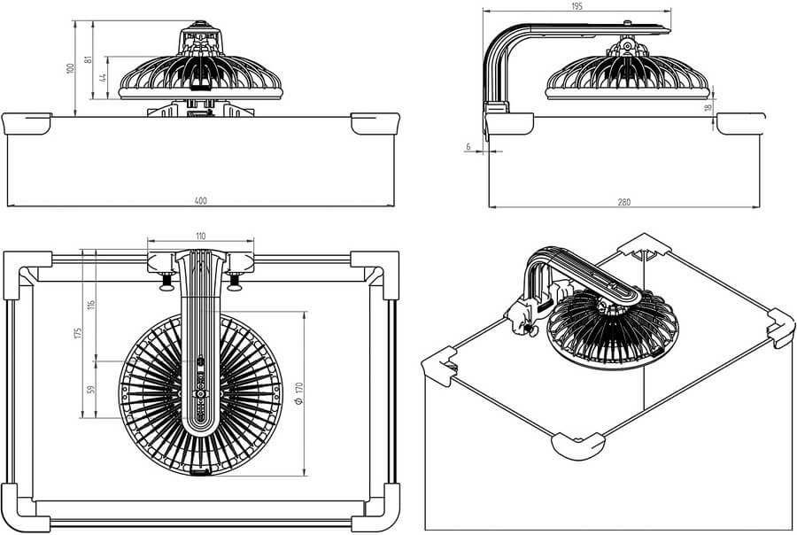 ECO-Aqua LED Hochleistungs-LED Spot Marine White 30 Watt